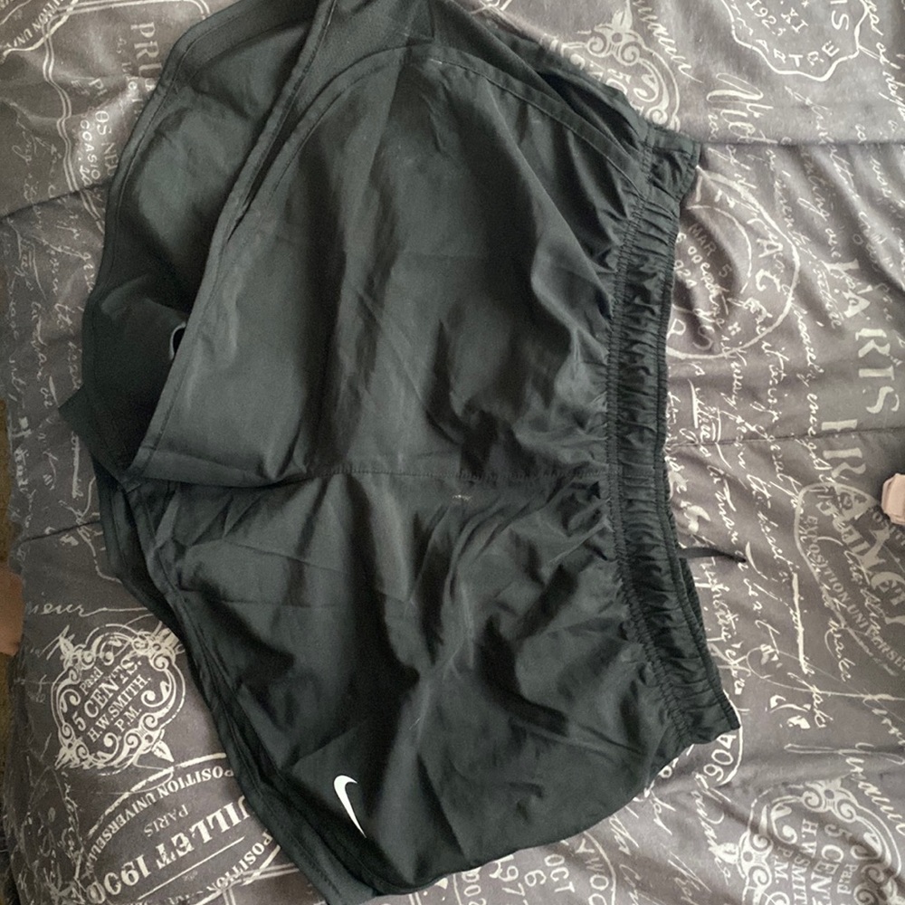 Large black pair of Nike athletic shorts